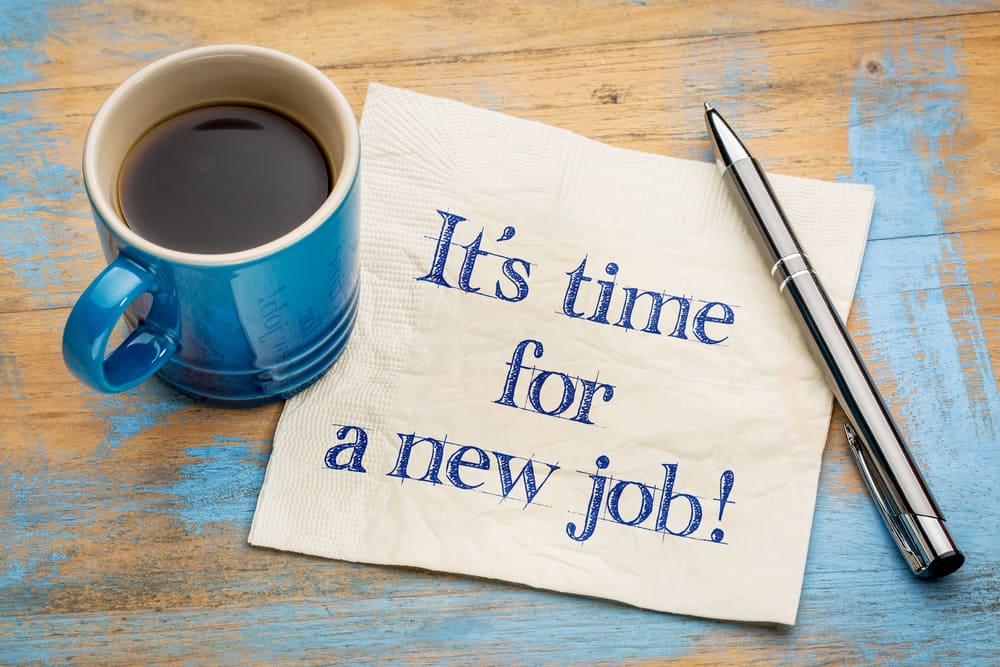 looking for a new job, write job application
